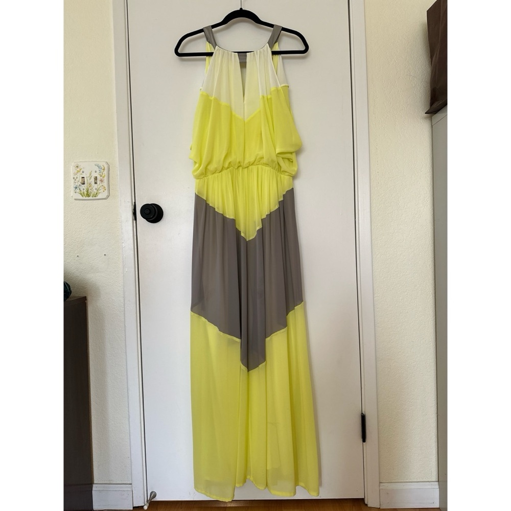 Vince Camuto Color Block Maxi Dress